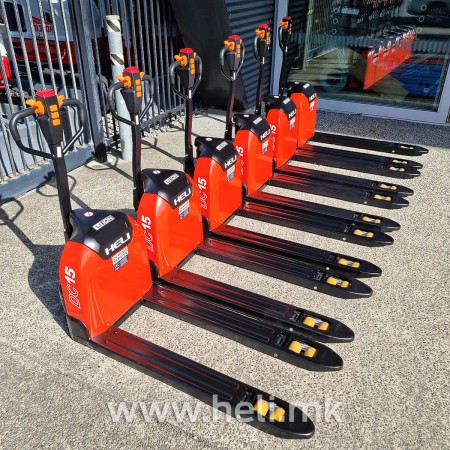 Shift the Load, Protect Your People: Elevate Safety and Efficiency with Heli Electric Pallet Jacks CBDJ15-Li
